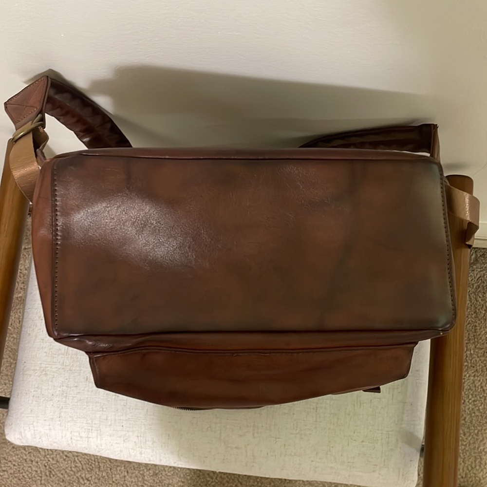 Guess Brown Leather Backpack - Picture 6 of 6